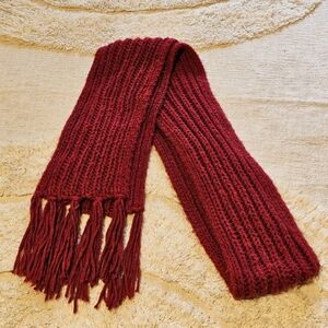 Gap Knitted Scarf, Red, OS
